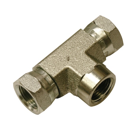 Universal Apache Steel 3/8 in. D X 3/8 in. D T-Hydraulic Adapter 1 pk 39035912